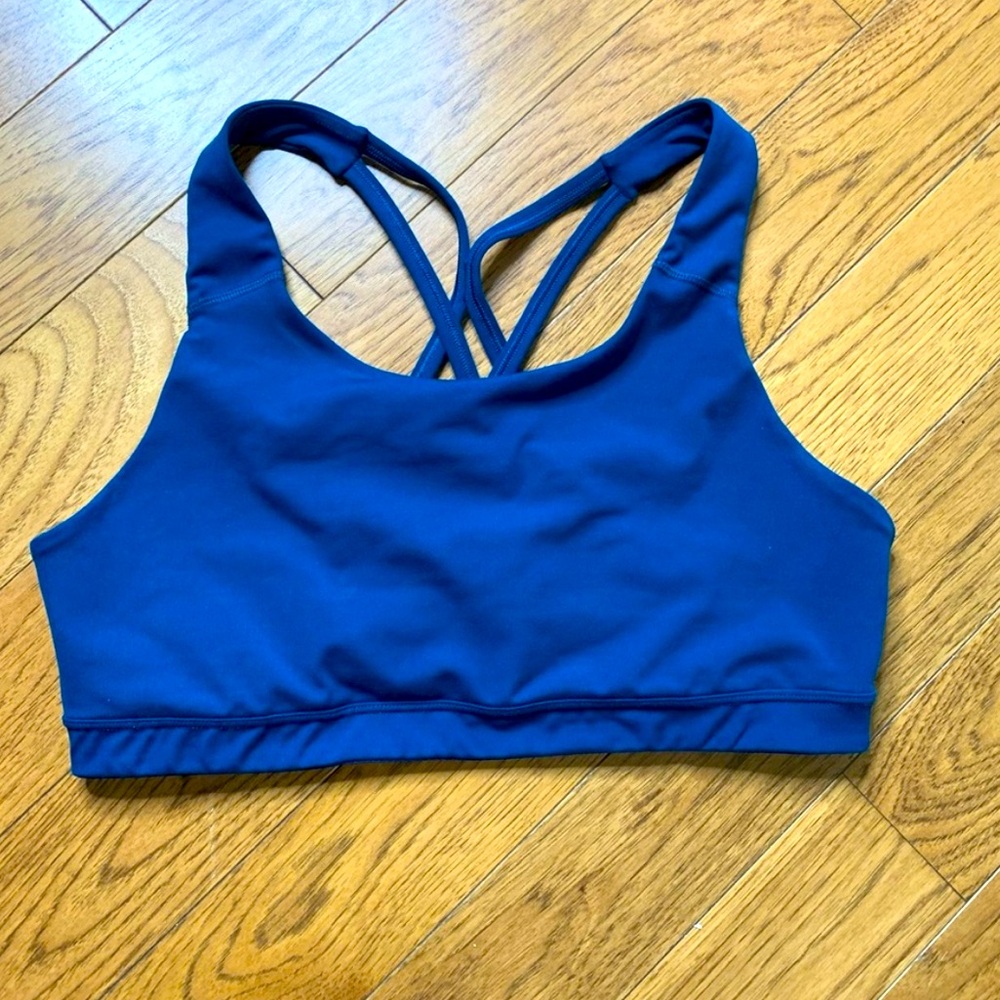 Old Navy Sports Bra in Blue XL